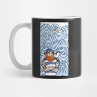 Seemann mit Seehund - Seaman With Seadog Mug